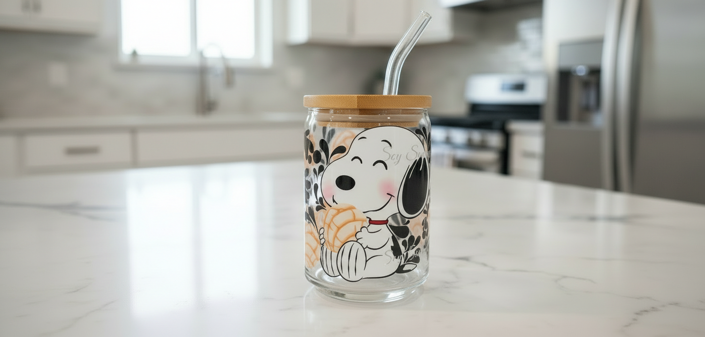 Snoopy Concha - UVDTF Wrap for cups/hard surfaces sticker