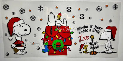 Envoltura UVDTF de Charlie Brown