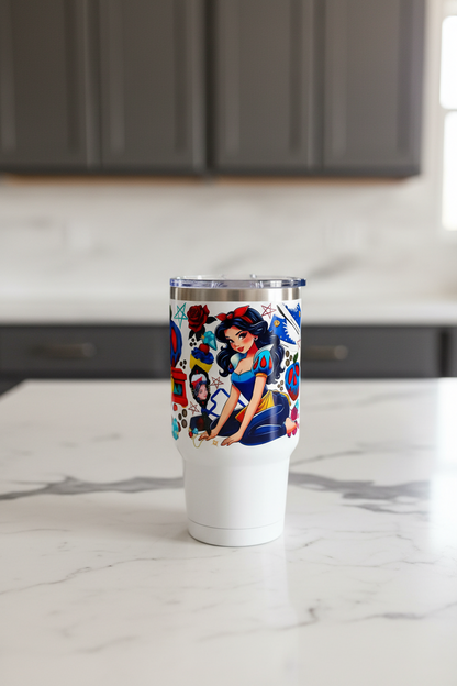 Snow White - UVDTF Wrap for cups/hard surfaces sticker