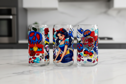 Snow White - UVDTF Wrap for cups/hard surfaces sticker
