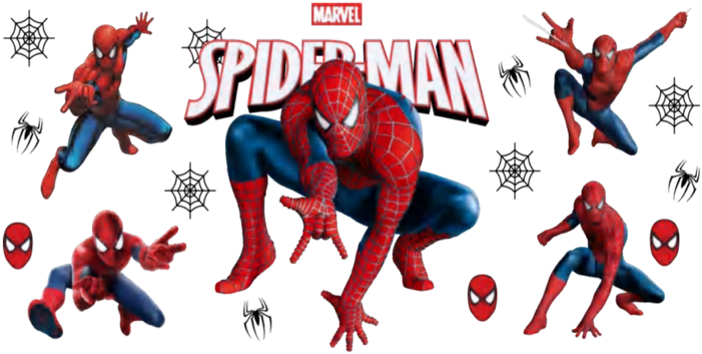 Spiderman - UVDTF Wrap for cups/hard surfaces sticker
