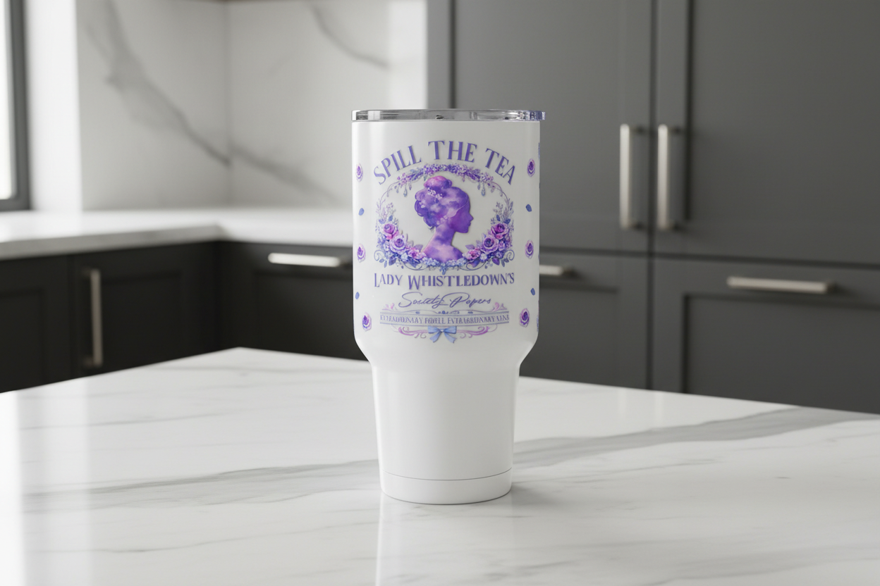 Spill the Tea - UVDTF Wrap for cups/hard surfaces sticker