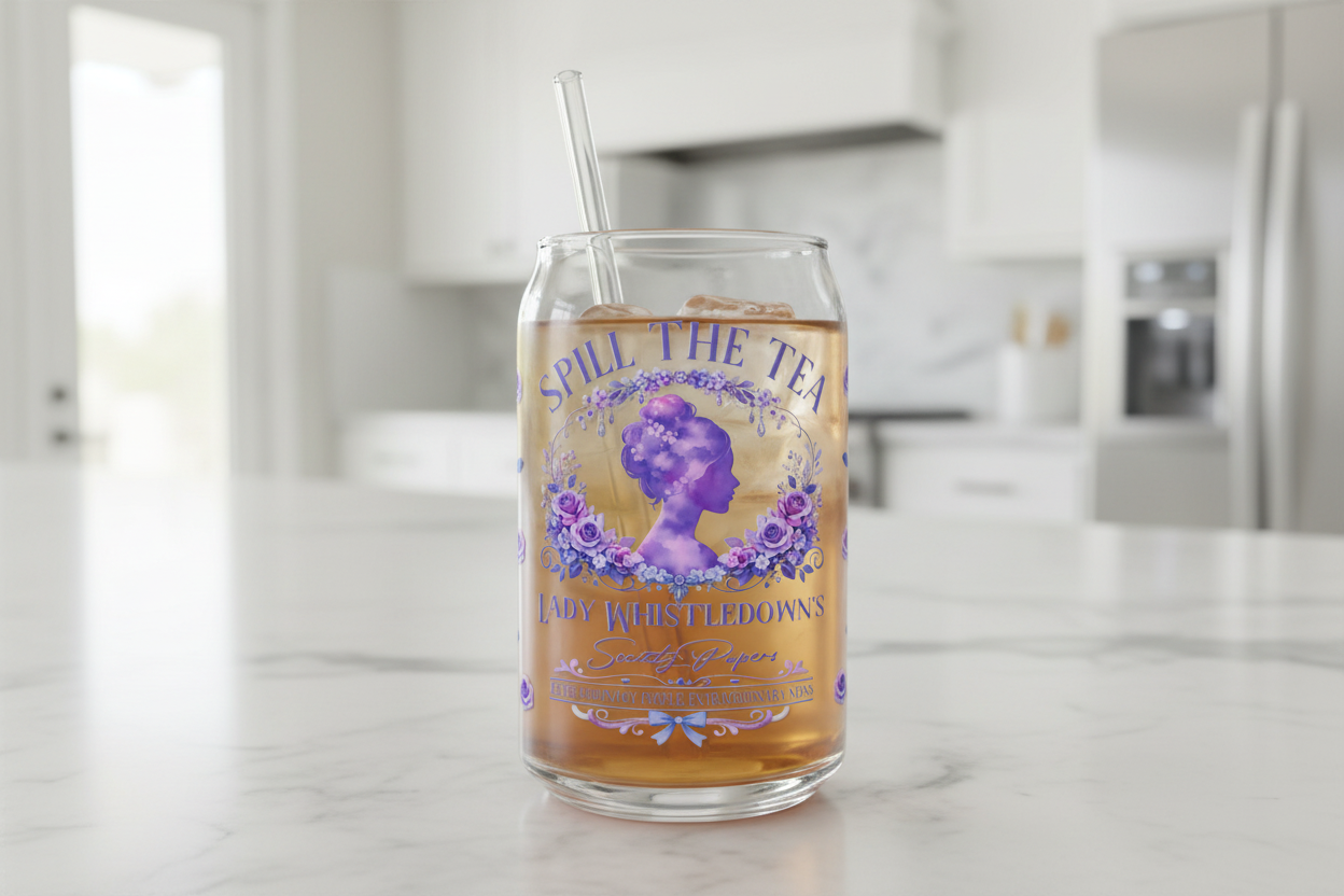 Spill the Tea - UVDTF Wrap for cups/hard surfaces sticker