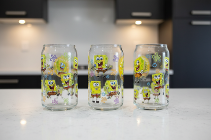 Spongebob Starbucks - UVDTF wrap for cups/hard surfaces sticker