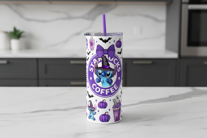 Coser envolturas UVDTF azules de Starbucks