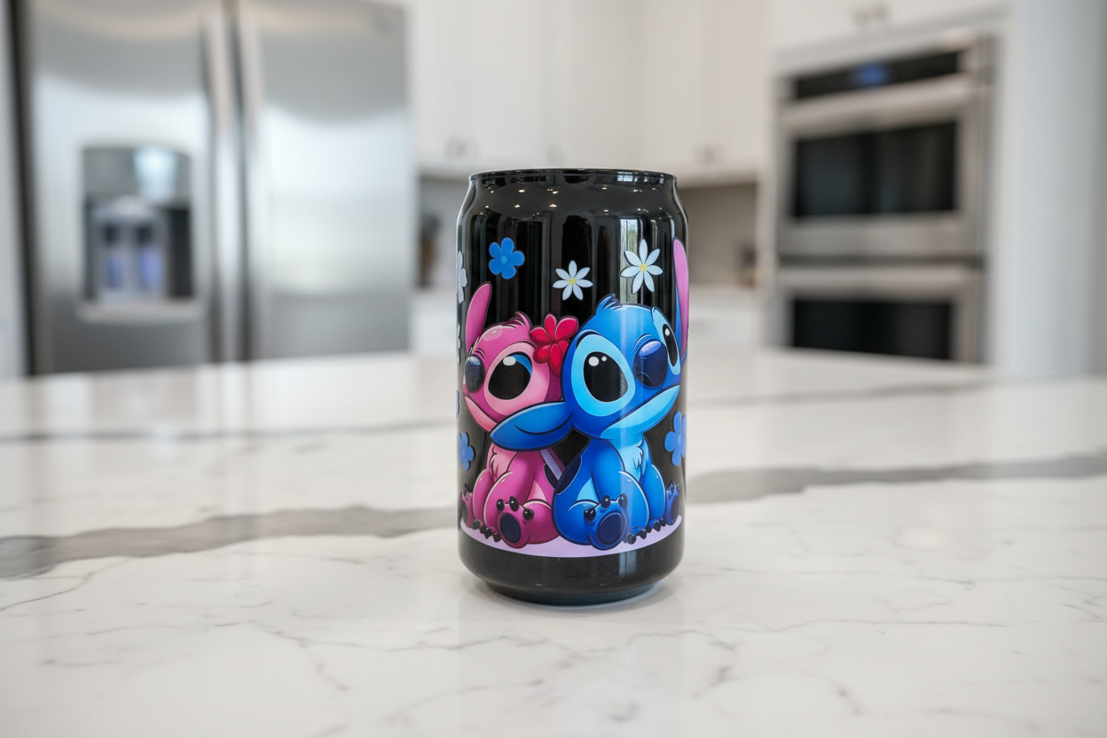 Stitch & Angel - UVDTF Wrap for cups/hard surfaces sticker