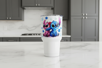 Stitch & Angel - UVDTF Wrap for cups/hard surfaces sticker