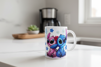 Stitch & Angel - UVDTF Wrap for cups/hard surfaces sticker