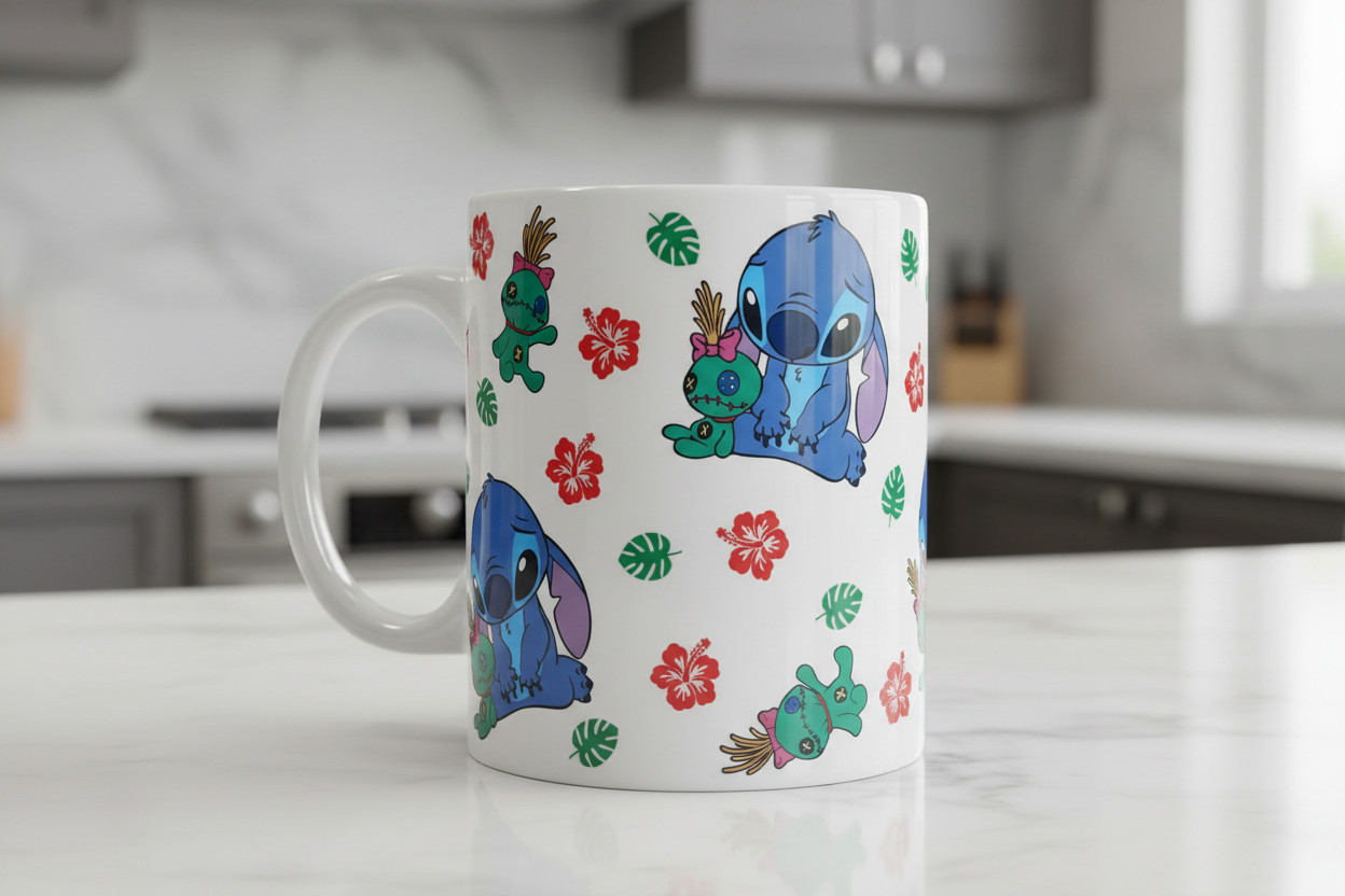 Stitch & Leroy - UVDTF Wrap for cups/hard surfaces sticker