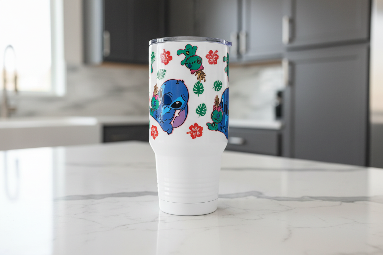 Stitch & Leroy - UVDTF Wrap for cups/hard surfaces sticker