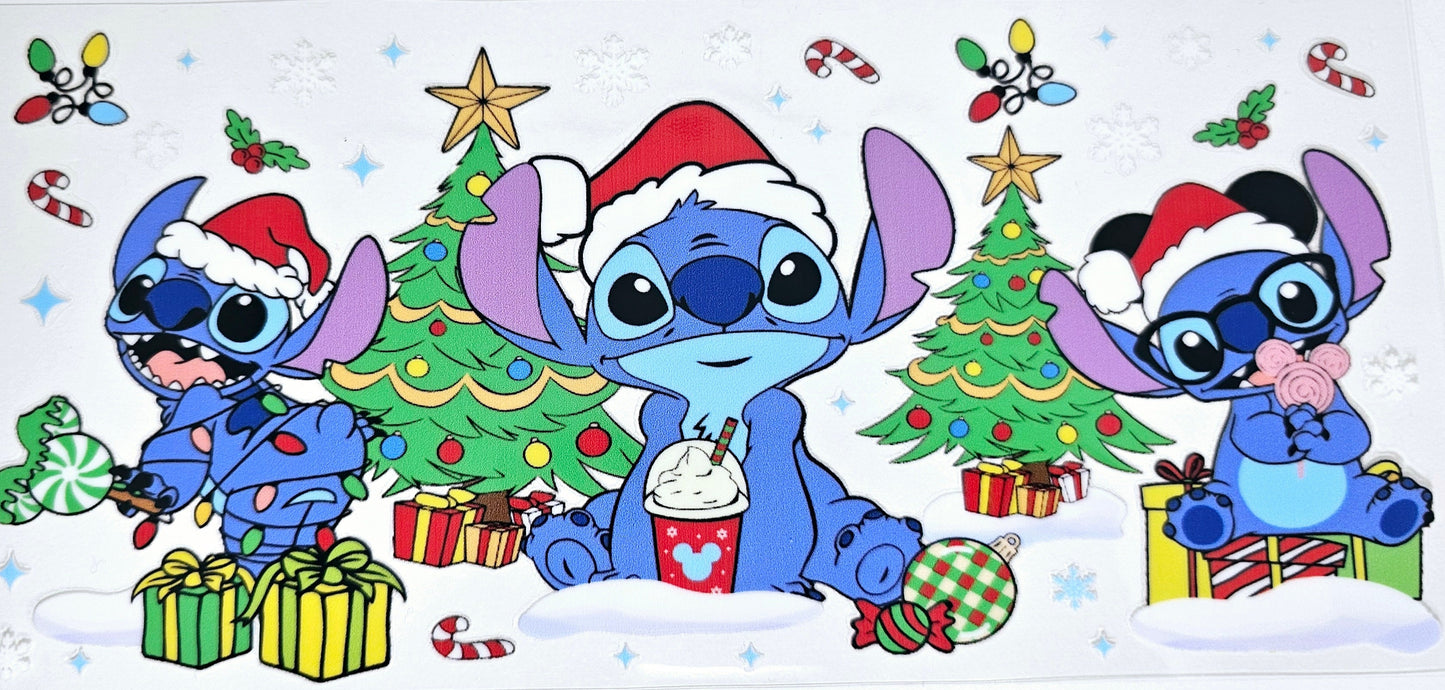 Stitch Presents - UVDTF Wrap for cups/hard surfaces sticker