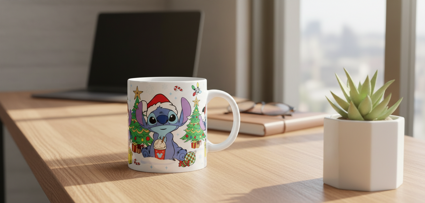 Stitch Presents - UVDTF Wrap for cups/hard surfaces sticker