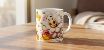 Sweet Honey White - UVDTF Wrap for cups/hard surfaces sticker