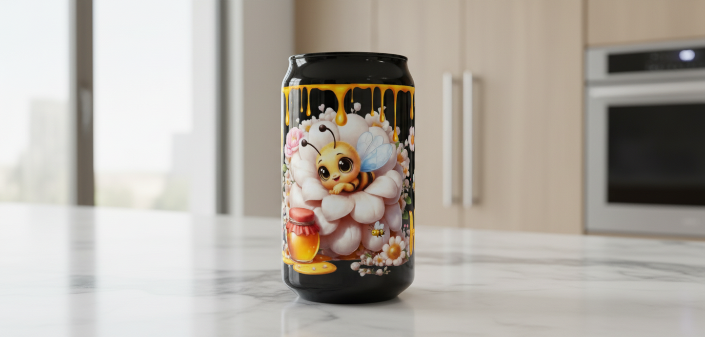 Sweet Honey White - UVDTF Wrap for cups/hard surfaces sticker