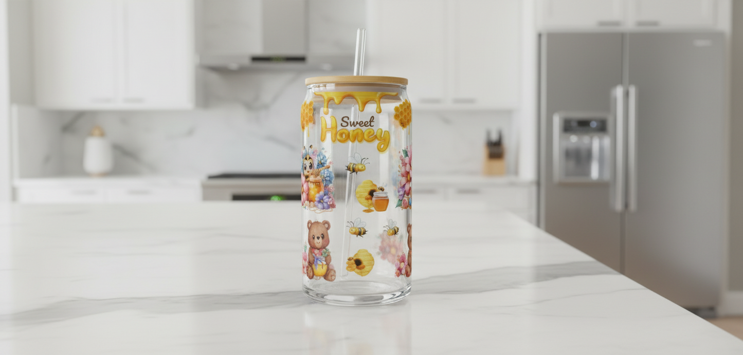 Sweet Honey - UVDTF Wrap for cups/hard surfaces sticker