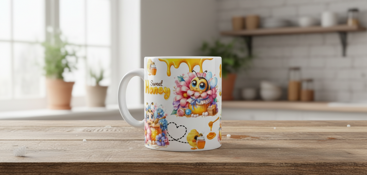 Sweet Honey - UVDTF Wrap for cups/hard surfaces sticker