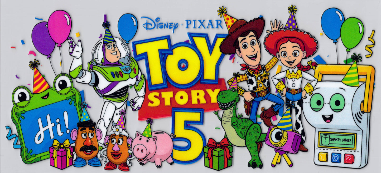 Toy Story 5 - UVDTF Wrap for cups/hard surfaces sticker
