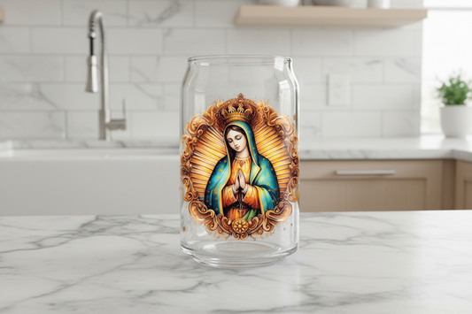Virgencita Galaxy - UVDTF Wrap for cups/hard surfaces sticker