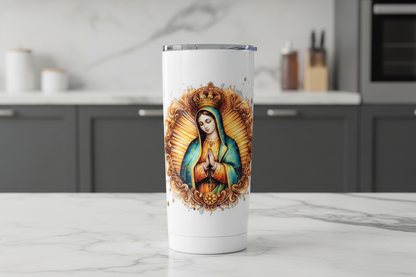 Golden Virgen - UVDTF Wrap for cups/hard surfaces sticker