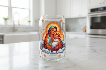Virgencita & Jesus - UVDTF Wrap for cups/hard surfaces sticker