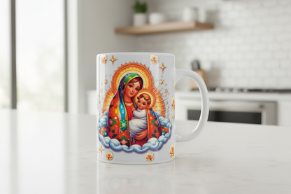 Virgencita & Jesus - UVDTF Wrap for cups/hard surfaces sticker