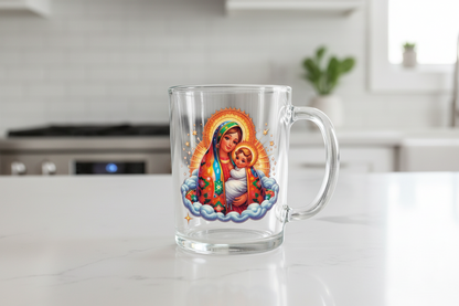 Virgencita & Jesus - UVDTF Wrap for cups/hard surfaces sticker