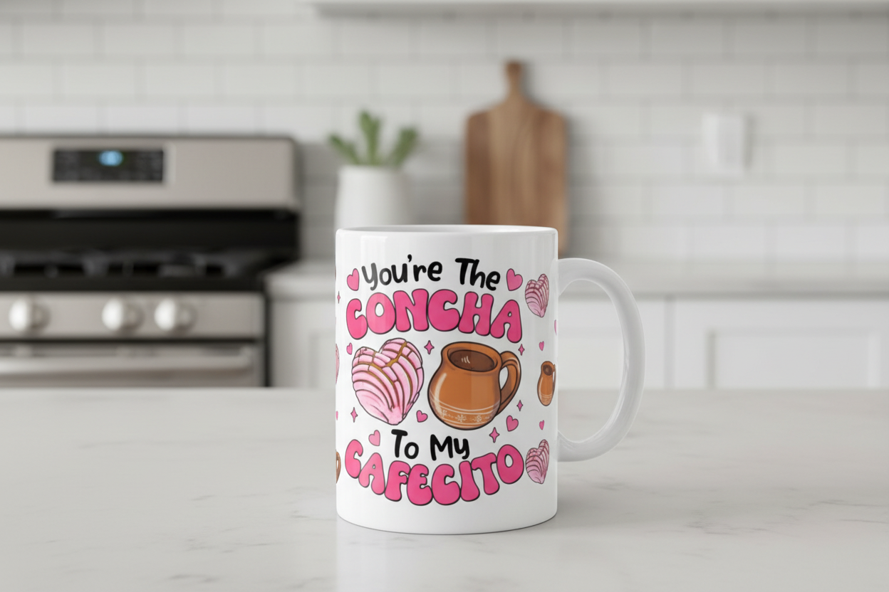 Eres la Concha de mi envoltura Cafecito UVDTF