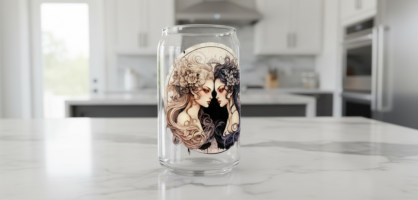 Gemini - UVDTF Wrap for cups/hard surfaces sticker