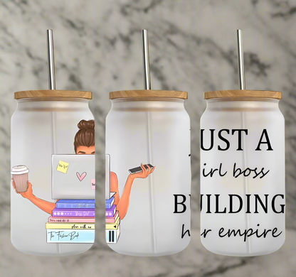 Just a Girl Boss - UVDTF Wrap for cups/hard surfaces sticker