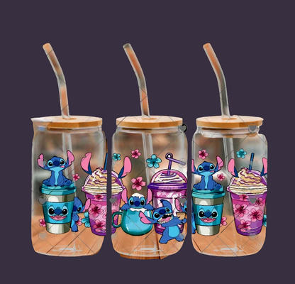 Coser 6 tazas de envolturas UVDTF