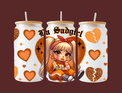 La Sadgirl - Envoltura UVDTF naranja