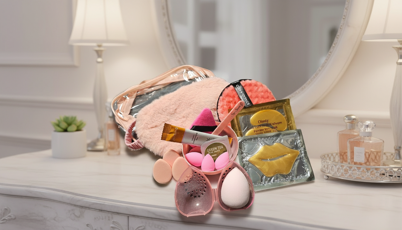 18 piece Spa Day Makeup Bag Kit