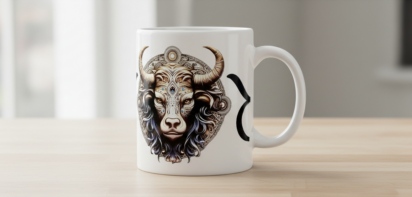 Taurus - UVDTF Wrap for cups/hard surfaces sticker