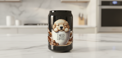 Golden Retreiver in a Mug - UVDTF Wrap for cups/hard surfaces sticker