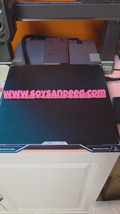 Personalized Business/Name Plate