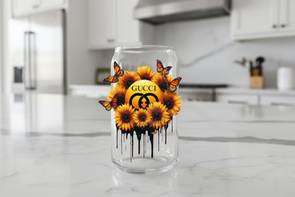 Gucci Yellow Flowers - UVDTF Decal for cups/hard surfaces sticker