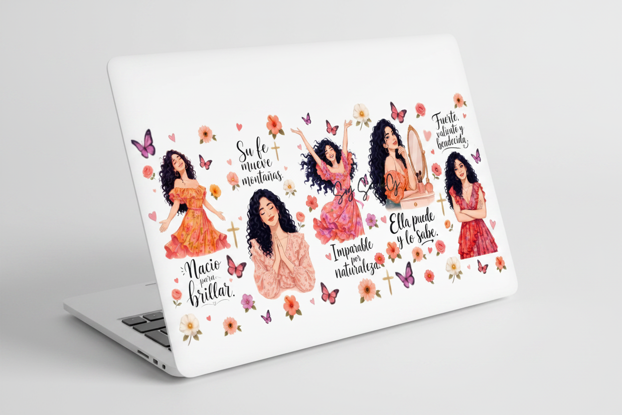Nacío para Brillar (Born to Shine) - UVDTF wrap for cups/hard surfaces sticker