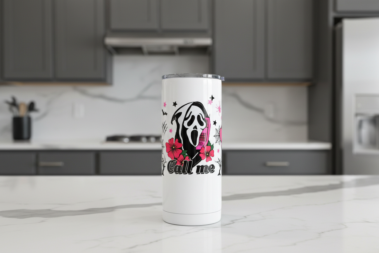 Grita, llámame, envoltura UVDTF