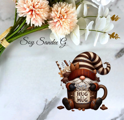 Hug a Mug Gnome - UVDTF Decal for cups/hard surfaces sticker