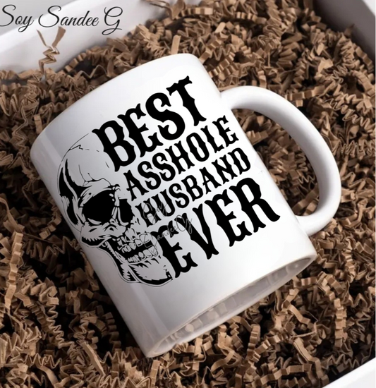 Best Asshole Husband Ever - UVDTF decal for cups/hard surfaces sticker
