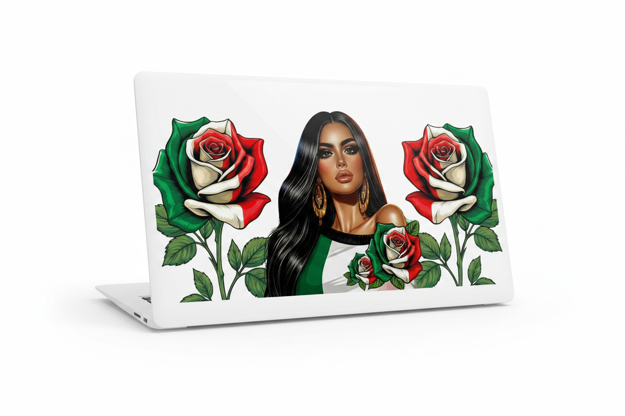 Mexicana Roses - UVDTF Wrap for cups/hard surfaces sticker