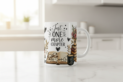 Just One More Chapter - UVDTF wrap for cups/hard surfaces sticker