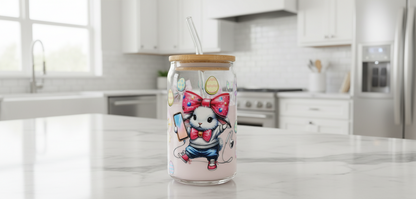 Bunny & Bows - UVDTF Wrap for cups/hard surfaces sticker