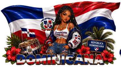 Dominicana - UVDTF Wrap for cups/hard surfaces sticker