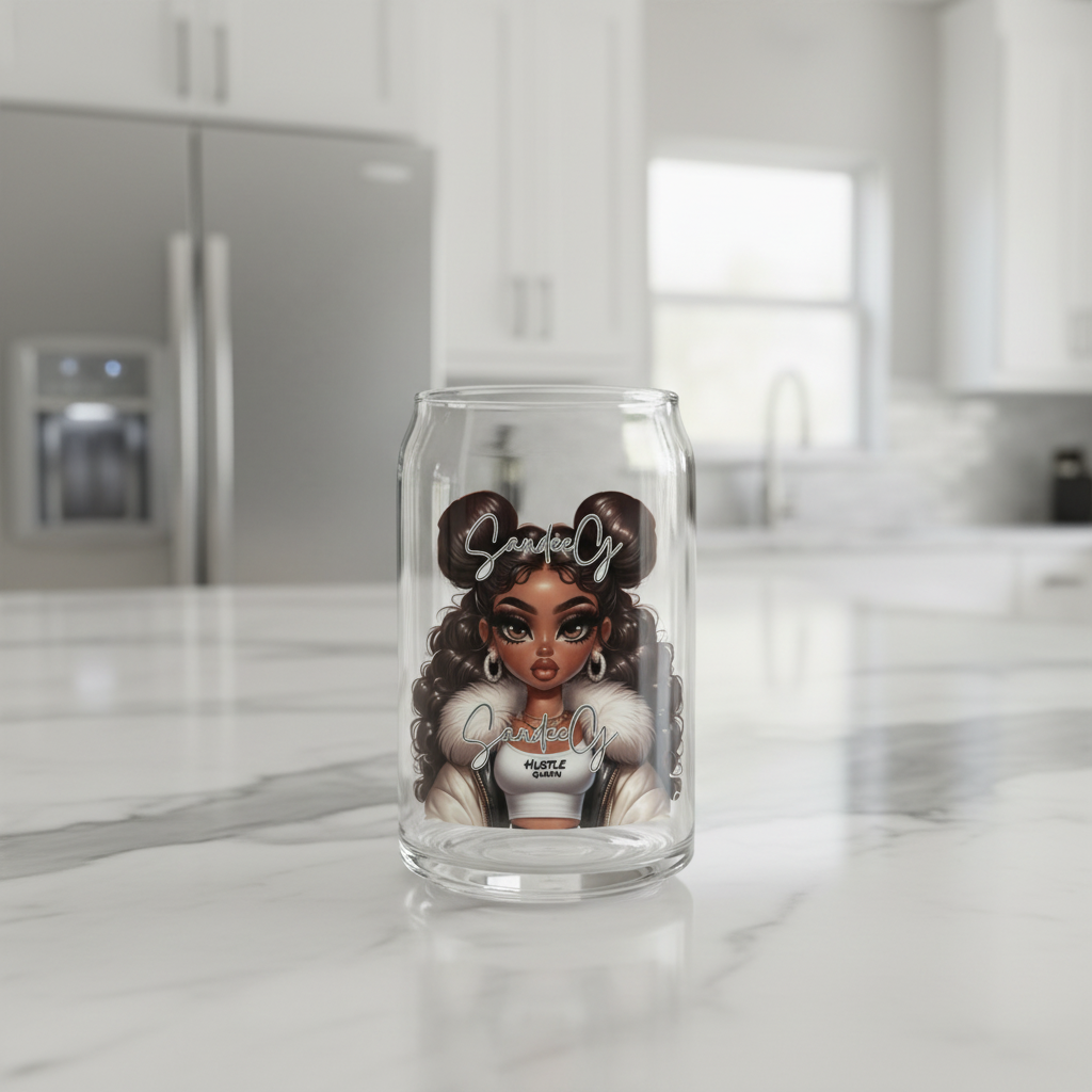 Hustle Queen - UVDTF Decal for cups/hard surfaces sticker