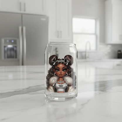 Hustle Queen - UVDTF Decal for cups/hard surfaces sticker