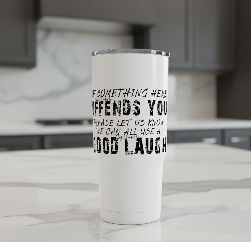 If Something Here Offends You - UVDTF Decal for cups/hard surfaces sticker