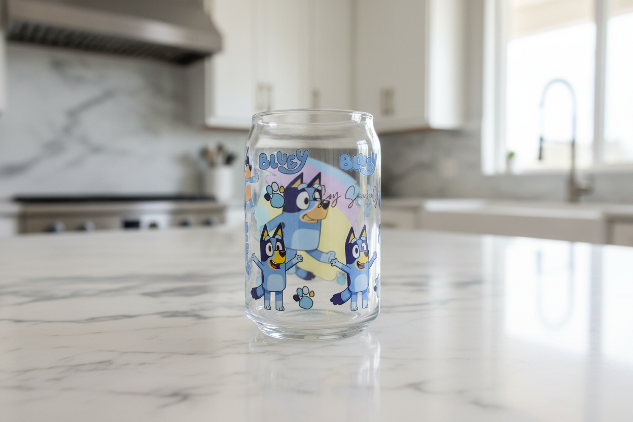 Bluey - UVDTF Wrap for cups/hard surfaces sticker