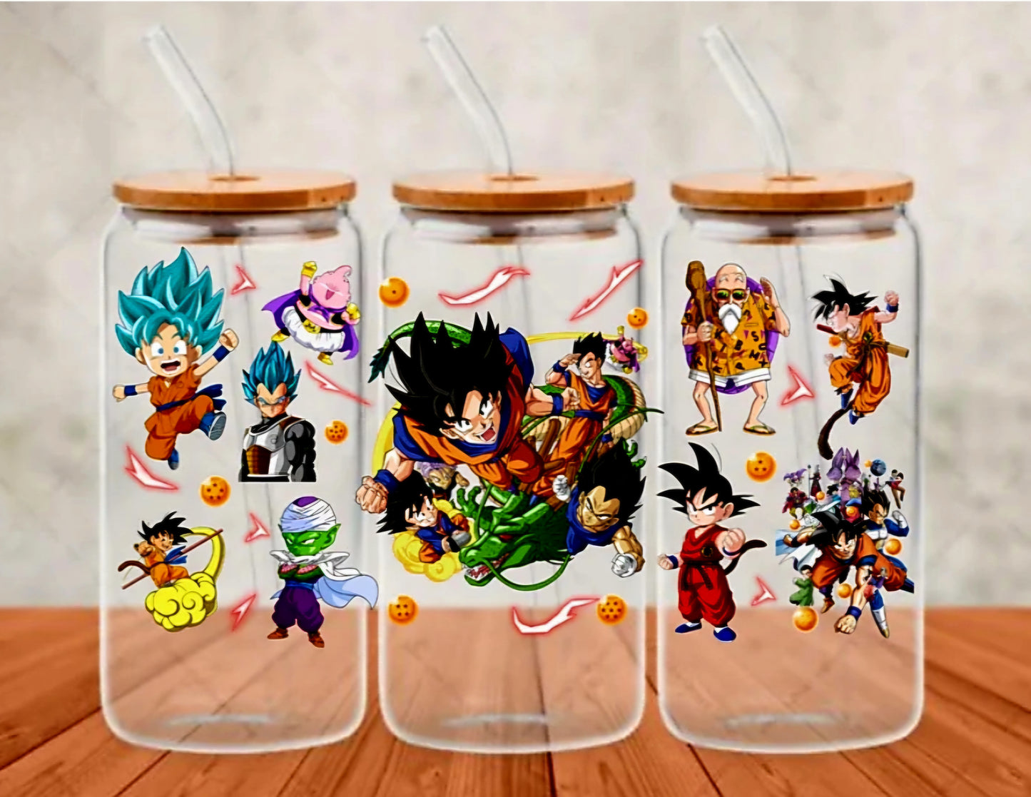 Envoltura UVDTF de Dragonball &amp; Friends