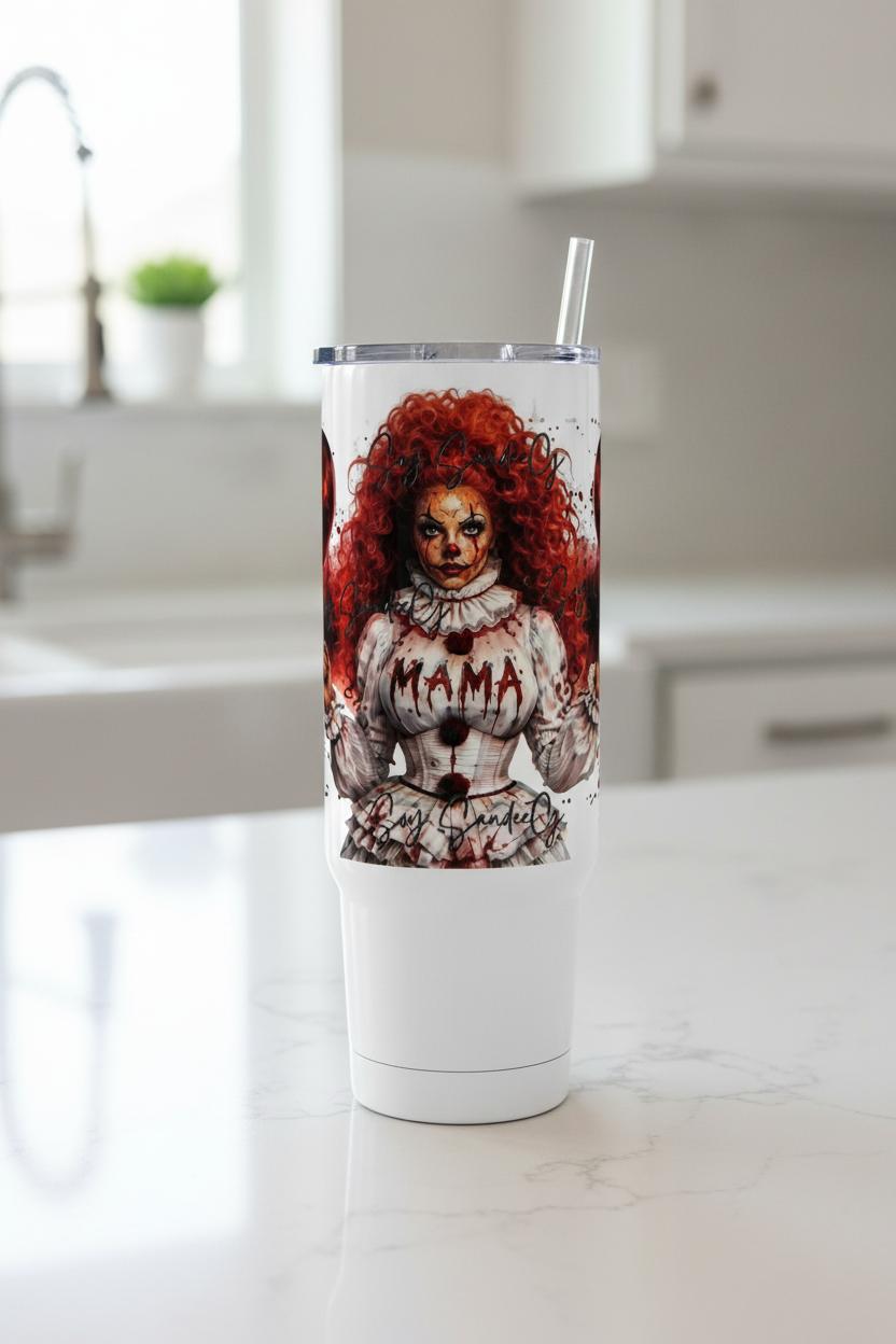 Mama Red Balloons - UVDTF Wrap for cups/hard surfaces sticker
